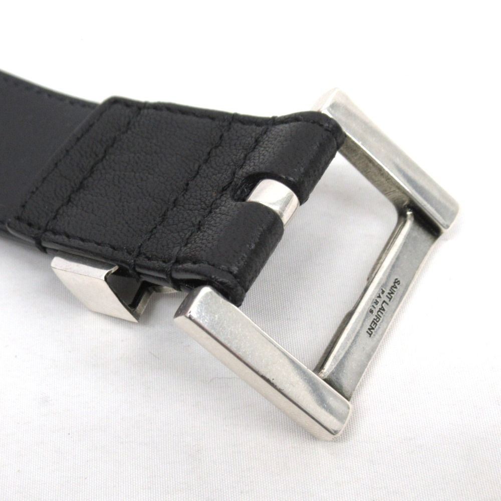 KR78801 イヴ・サンローラン ベルト カサンドラロゴ YSL ロゴ バックル
