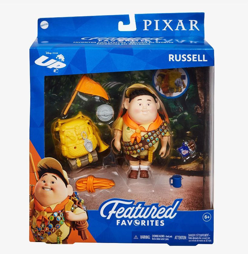 マテル ピクサー カールじいさんの空飛ぶ家 ラッセル フィギュアセット