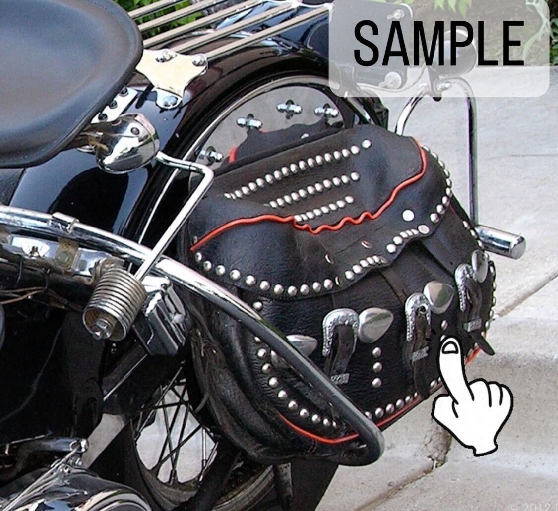 ハーレー スプーン スタッズ サドルバッグ 外装 サイドバッグ