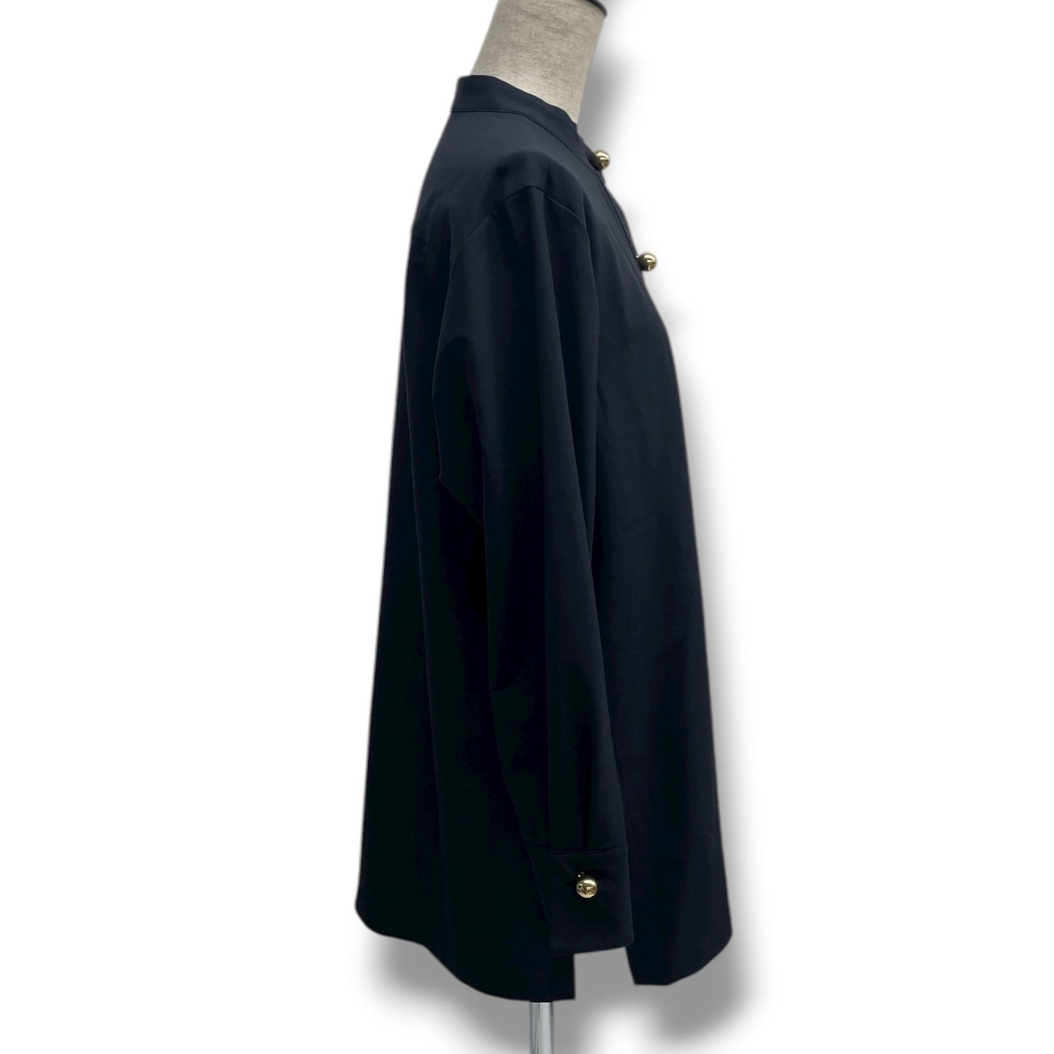 Curensology カレンソロジー スフィアボタンブラウス 長袖シャツ