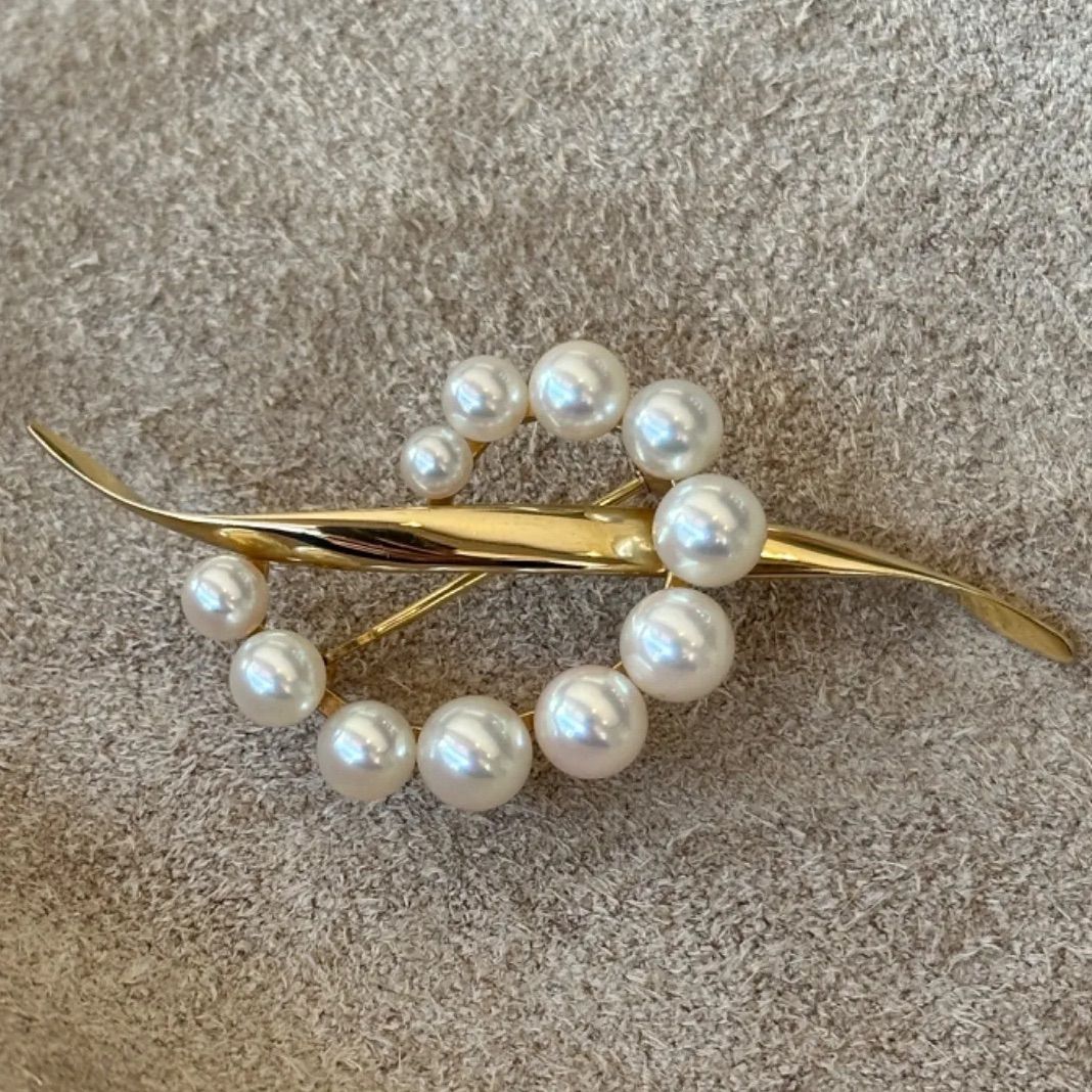 愛子さまご使用モデル【現行品】MIKIMOTO ミキモト K18 ブローチ