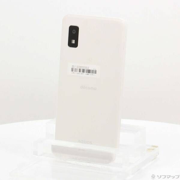 中古品〕 AQUOS wish3 64GB ホワイト SH-53D docomo SIMフリー【258