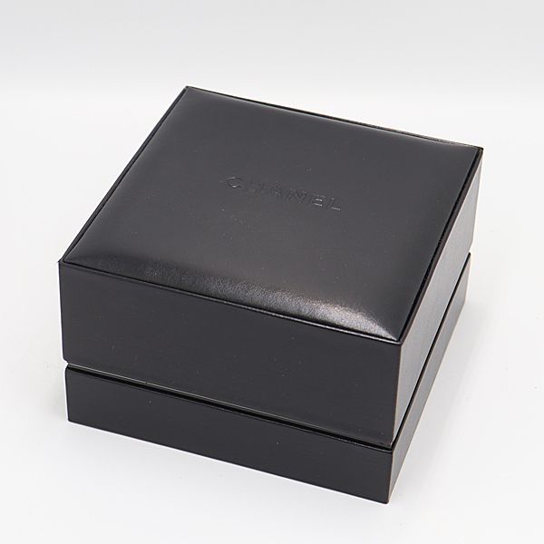 箱付き シャネル 空箱/ケース 腕時計用ケース ブラック/黒 メンズ