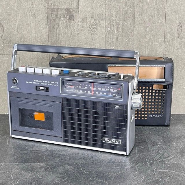 レトロ ジャンク扱い SONY ソニー ラジカセ CFS-F11(4712) 昭和 レトロ