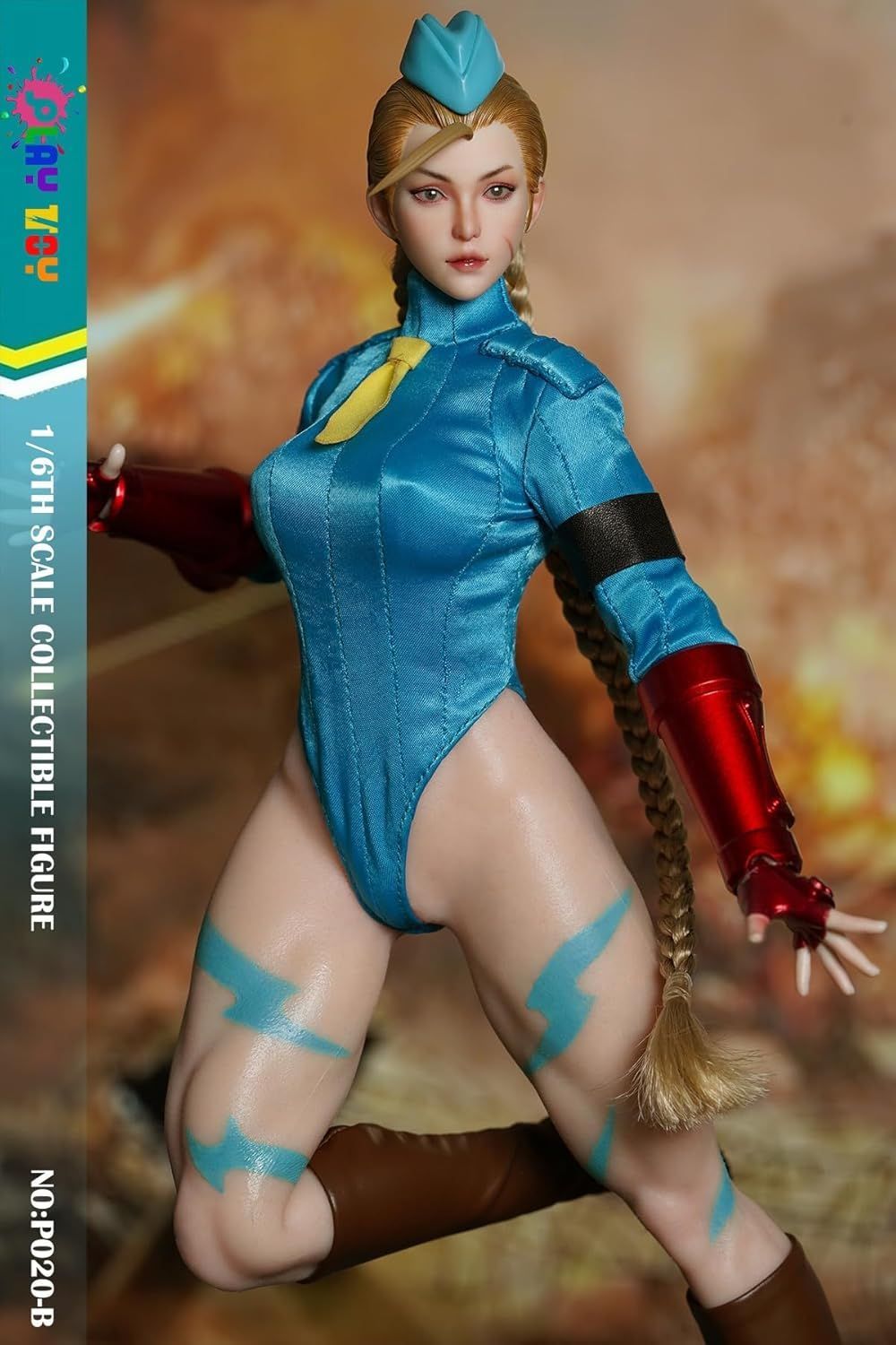 PLAY TOY 1/6 格闘女戦士 可動 アクション フィギュア シームレス素体