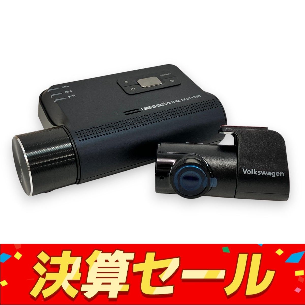 Volkswagen DR-S5-VW ドライブレコーダーセット フォルクスワーゲン 未