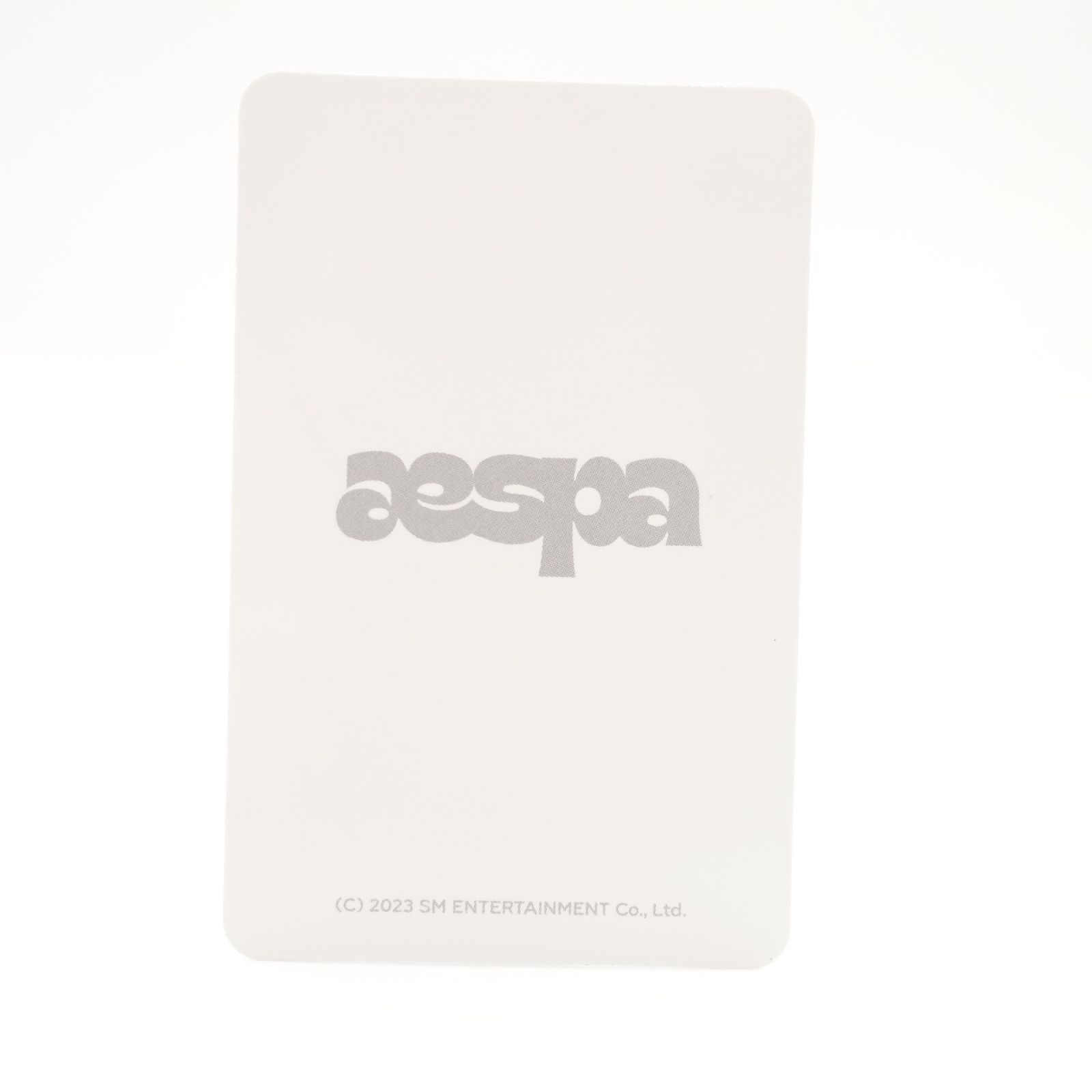 aespa カリナ popup md 10万ウォン 購入特典 トレカ フォト カード