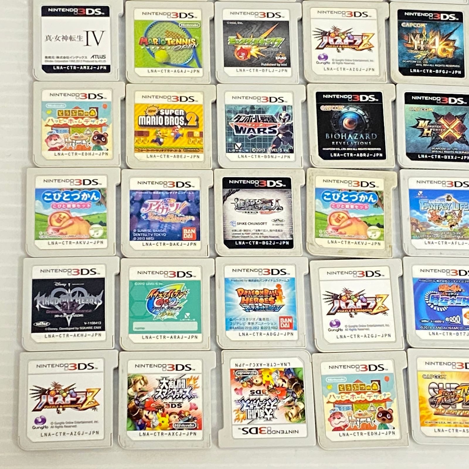 □ニンテンドー3DSソフト 50本 まとめ [Nintendo 3DS] ジャンク品