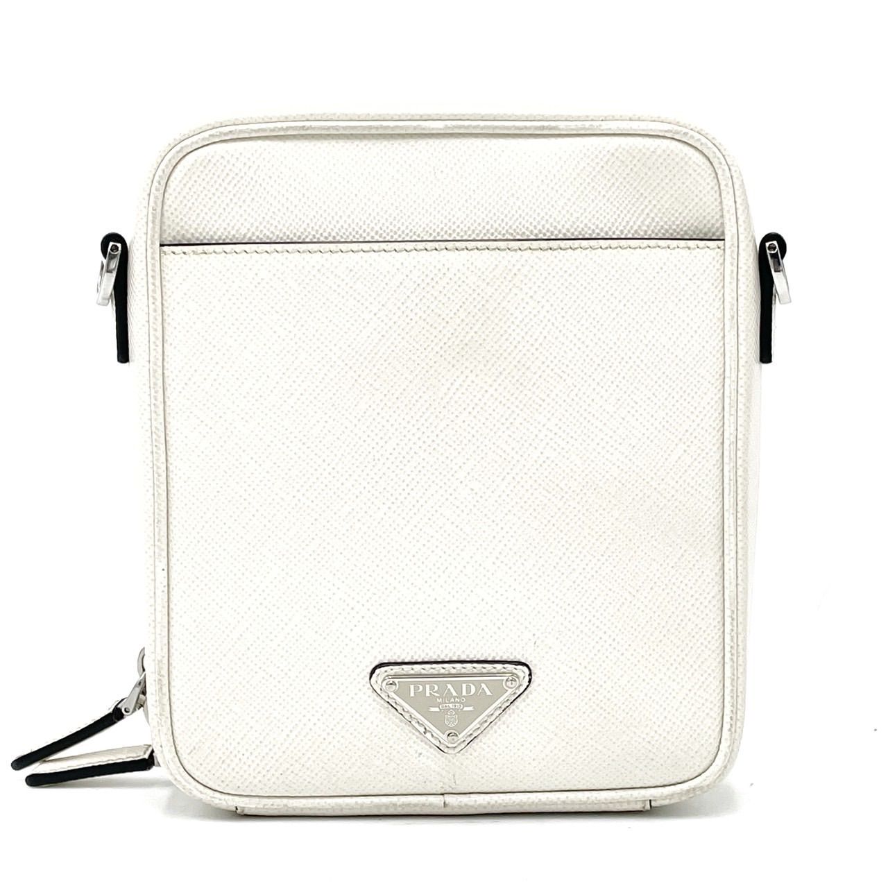 良品】 PRADA プラダ ショルダーバッグ トートバッグ 三角ロゴプレート