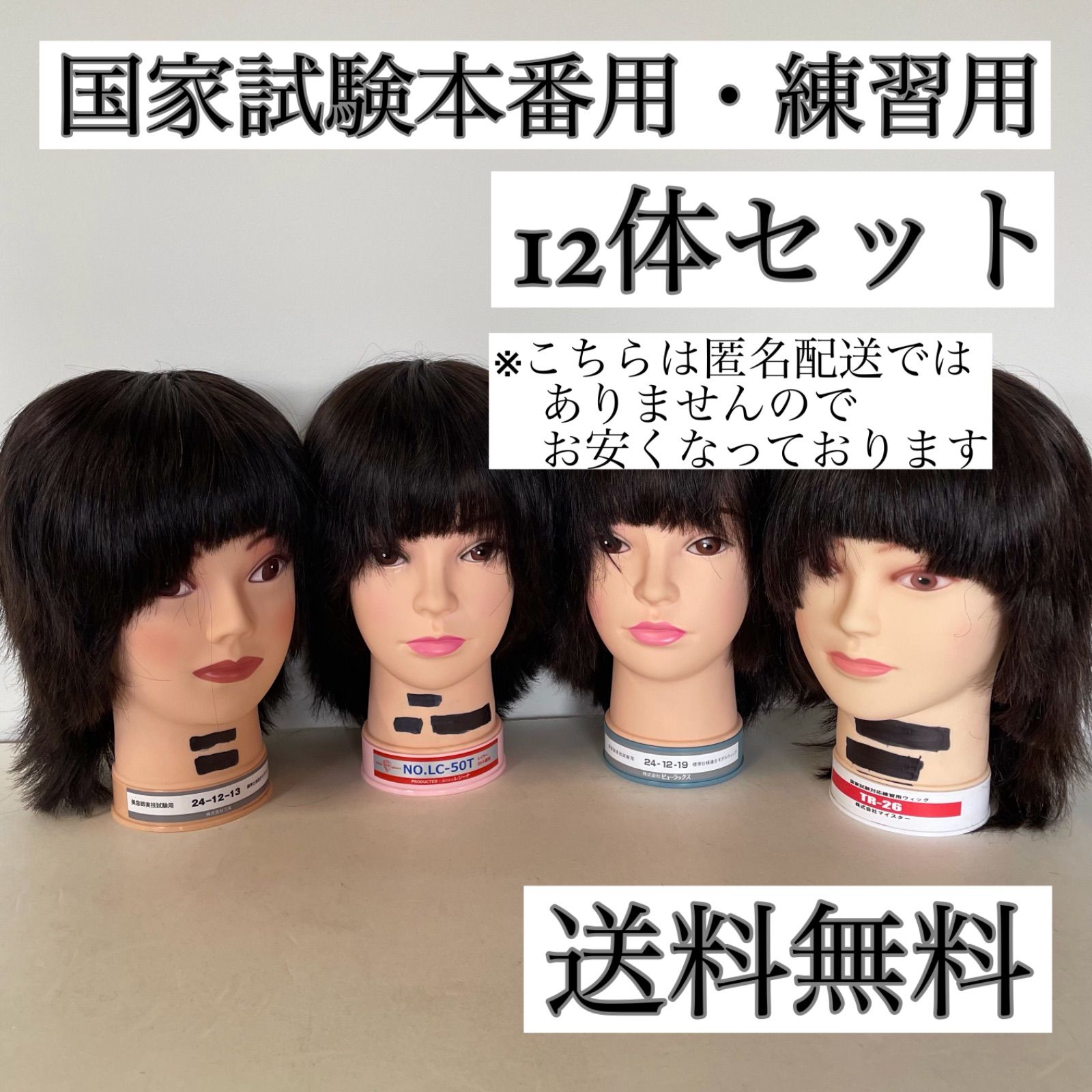 カットウィッグ カットマネキン 美容師 理容師 国家試験 トリダスト