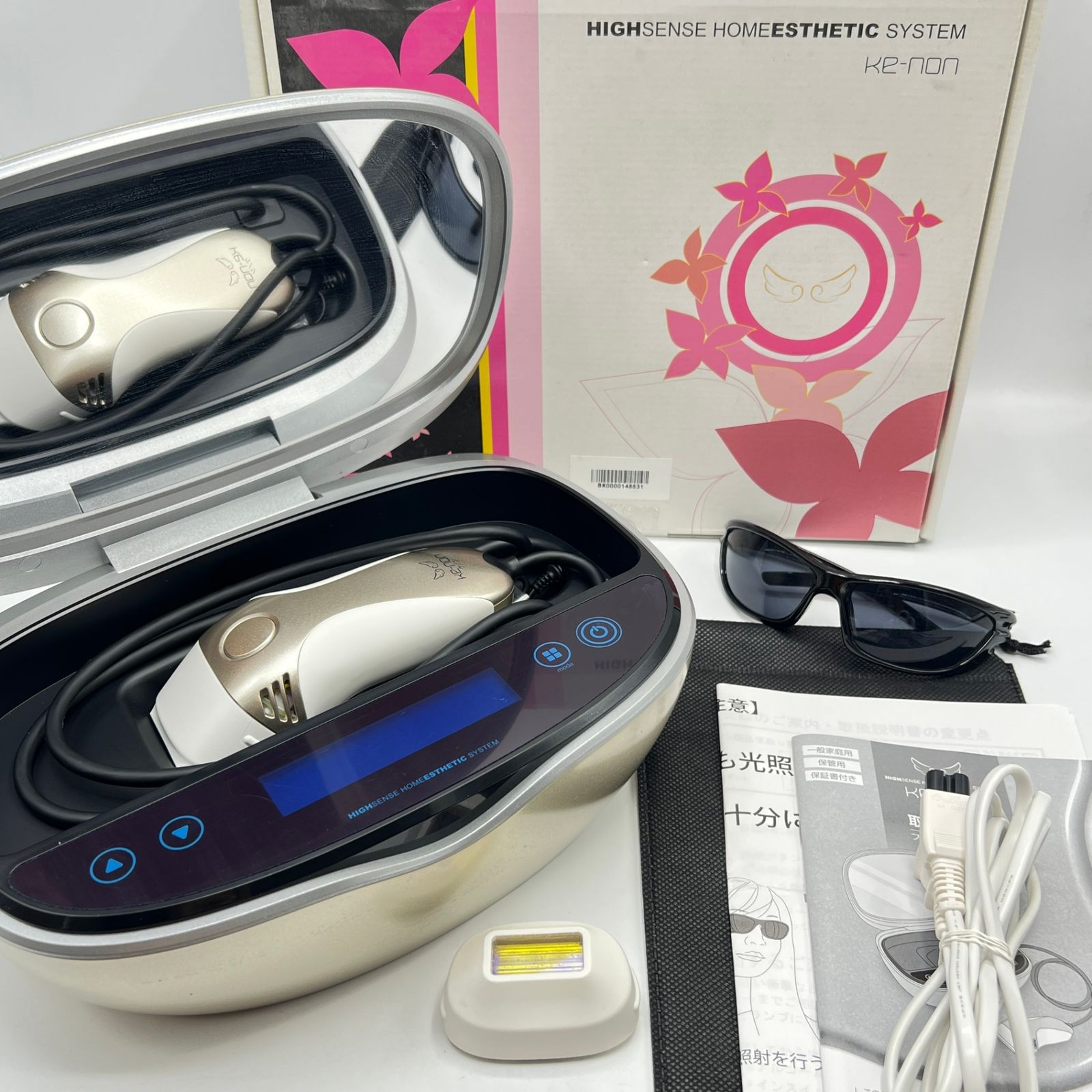 ケノン 脱毛器 美顔器 2020年製 ver 8.4 ケノン 脱毛器 8.4 ゴールド美顔