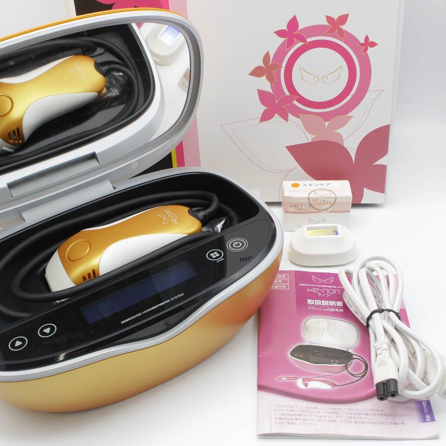 ケノン KE-NON ver8.4 脱毛器 ピンクゴールド 美品 ケノン 脱毛器 ver 節約