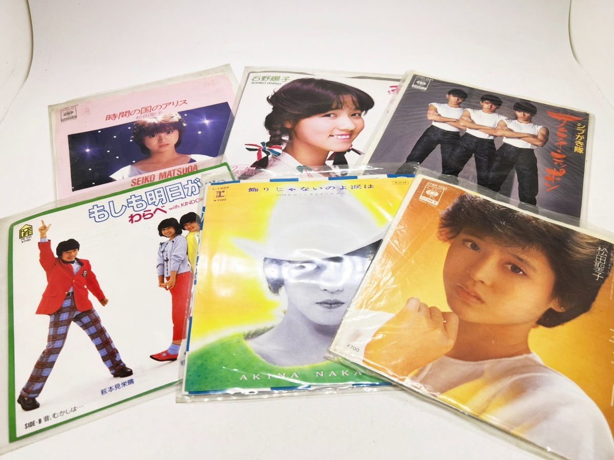 まとめ販売】 80年代 レコード LP アイドルレコード 21枚セット 松田