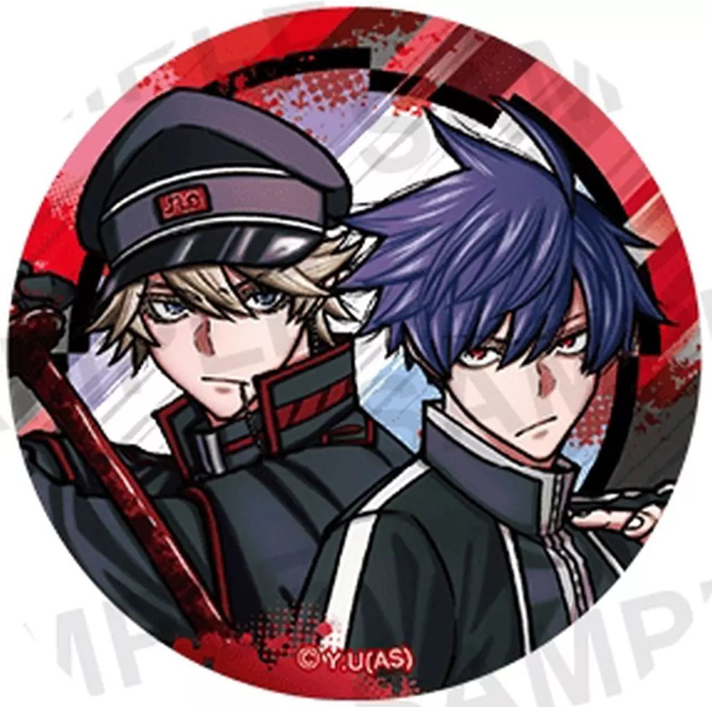 中古】バッジ・ビンズ 一ノ瀬四季＆等々力颯 「桃源暗鬼 缶バッジvol.2