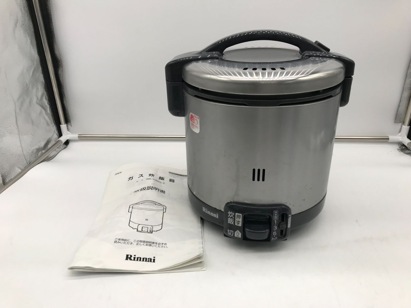 ☆38-728】□中古□リンナイ RR-055GS-D こがまる ガス炊飯器 5.5合