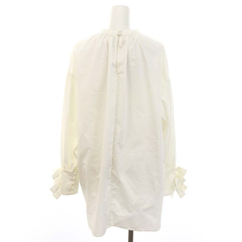 yori ヨリ shirocon リボンカフスブラウス 38