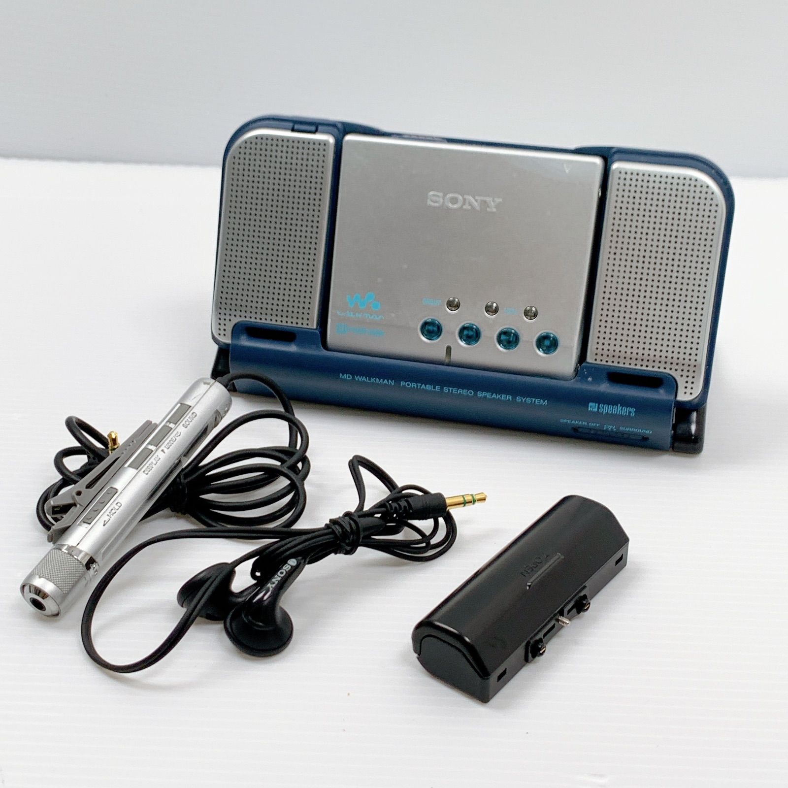 SONY MDウォークマン 純正スピーカー付属 MZ-E810SP RM-MC33EL