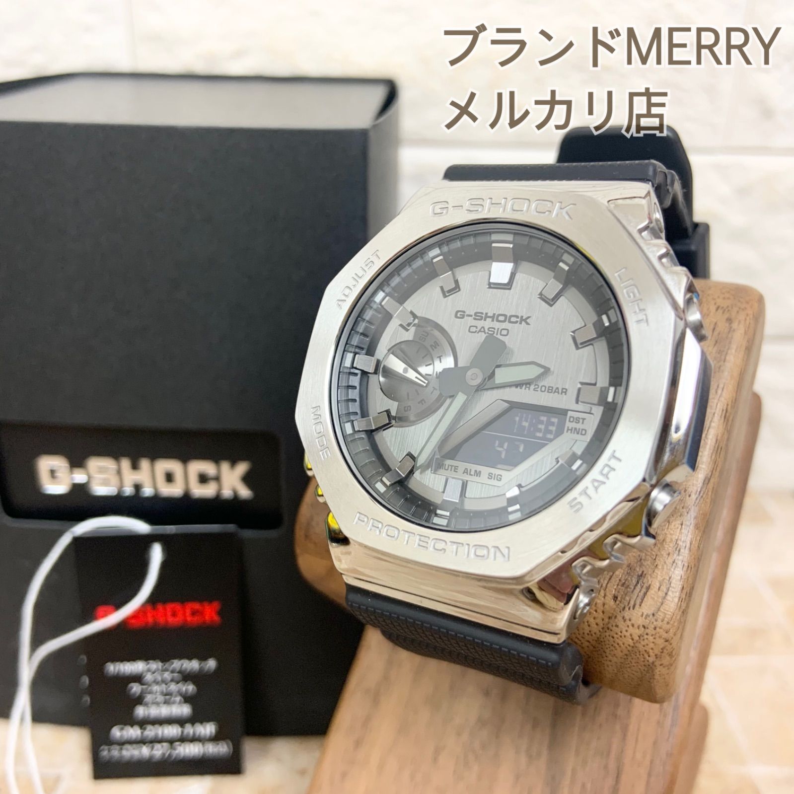G-SHOCK 5611 GM-2100-1AJF カシオーク 新型 シルバー メタル CASIO 8