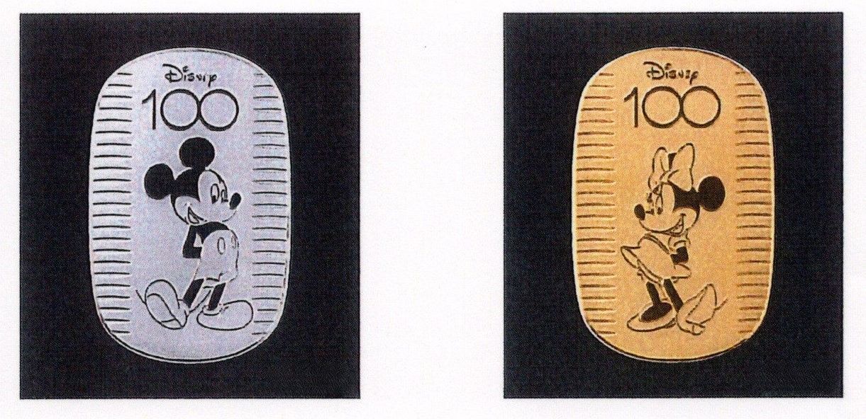 ディズニー100周年記念 プラチナ/純金小判 10g - メルカリ