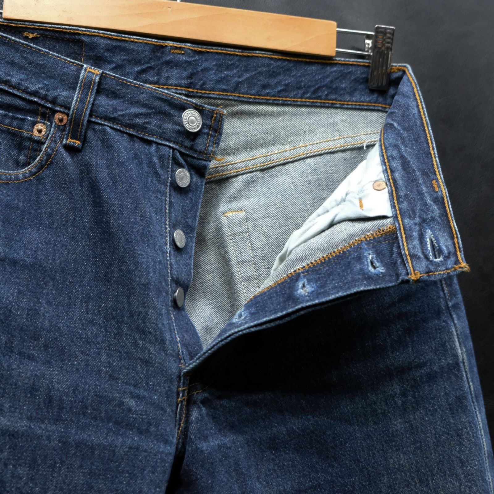 90's 米国製 Levi's 501 W29/74cm 532刻印 良色落ち ヒゲ/ハチノス