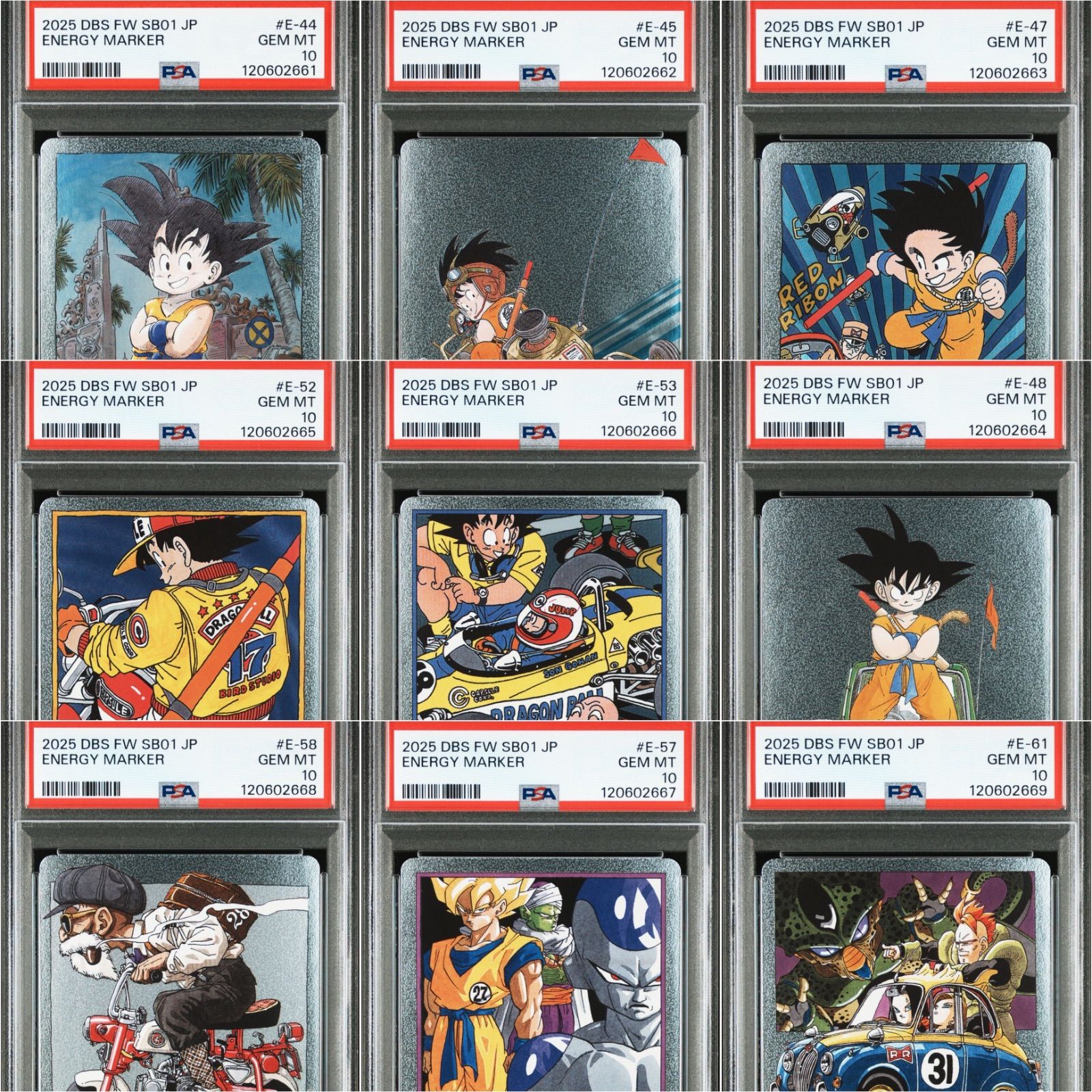 ドラゴンボールフュージョンワールド 人造人間 エナジーマーカー PSA10