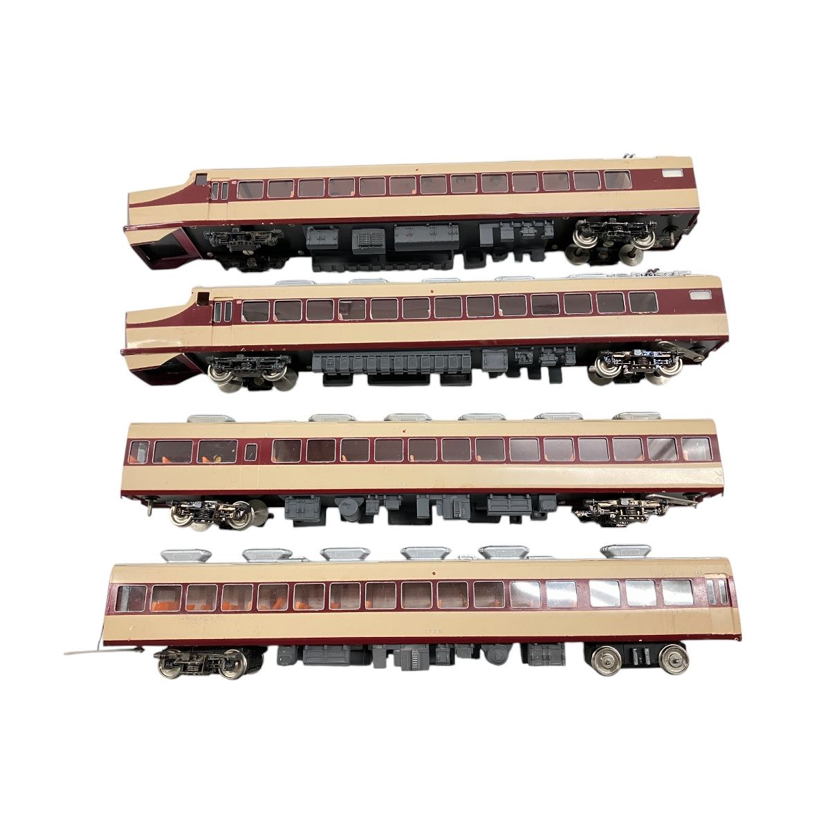 エンドウ 東武 1720系 けごん 4両セット 鉄道模型 HOゲージ ジャンク