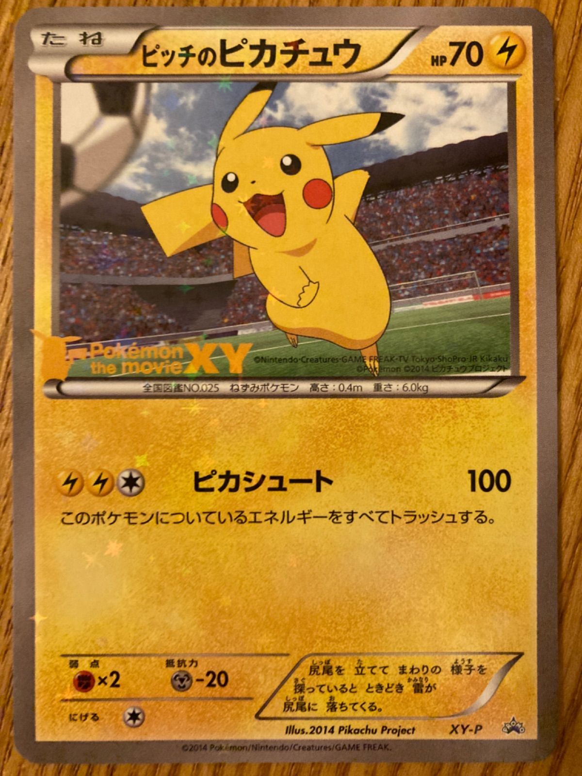 XY-P ピッチのピカチュウ_Jリーグ「ファミリー Joinデイズ」 笑顔版