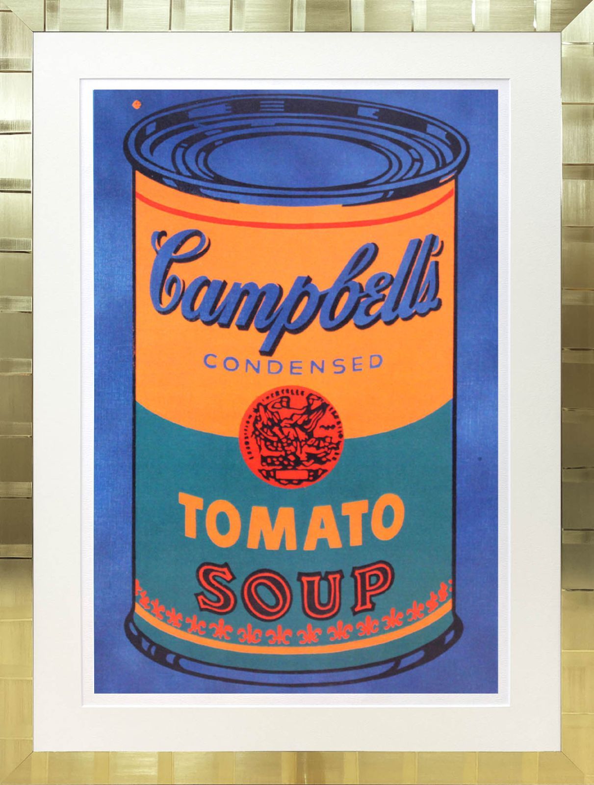 アンディ ウォーホル「キャンベル スープ(トマト/ブルー&オレンジ)1965