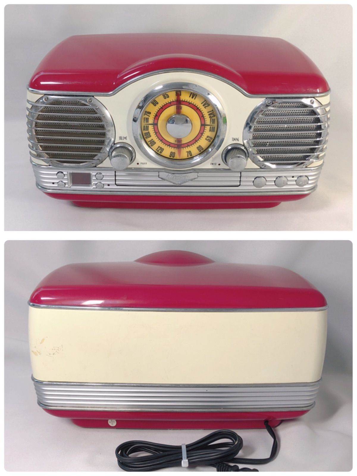 希少 激レア Memtek ノスタルジック CDプレーヤー FM/AMラジオ付き MAP