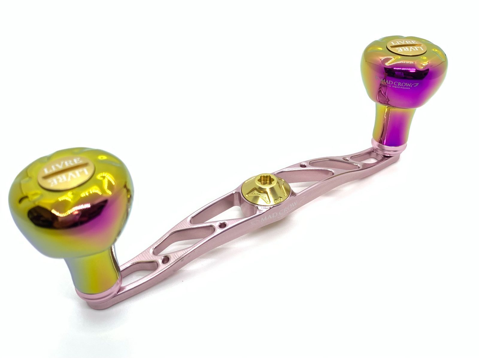 LIVRE SQUIDMANIA MADCROW CRANK120 ピンクゴールド/オーロラGOLD EF30