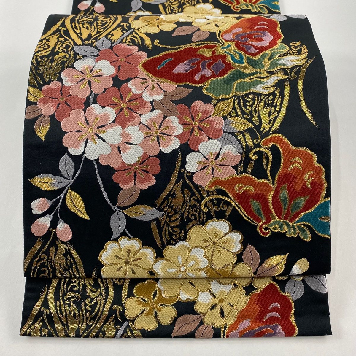 袋帯 袋帯 美品 秀品 六通 正絹 秀品 袋帯 美品 秀品