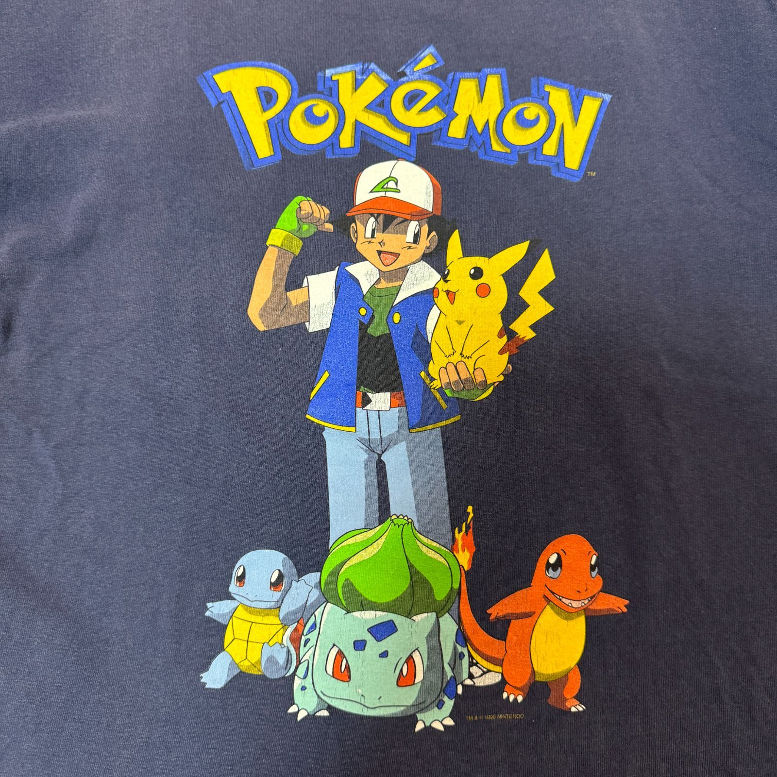 90s POKEMON 初代御三家 ポケモン Tシャツ XLサイズ ゲームTシャツ