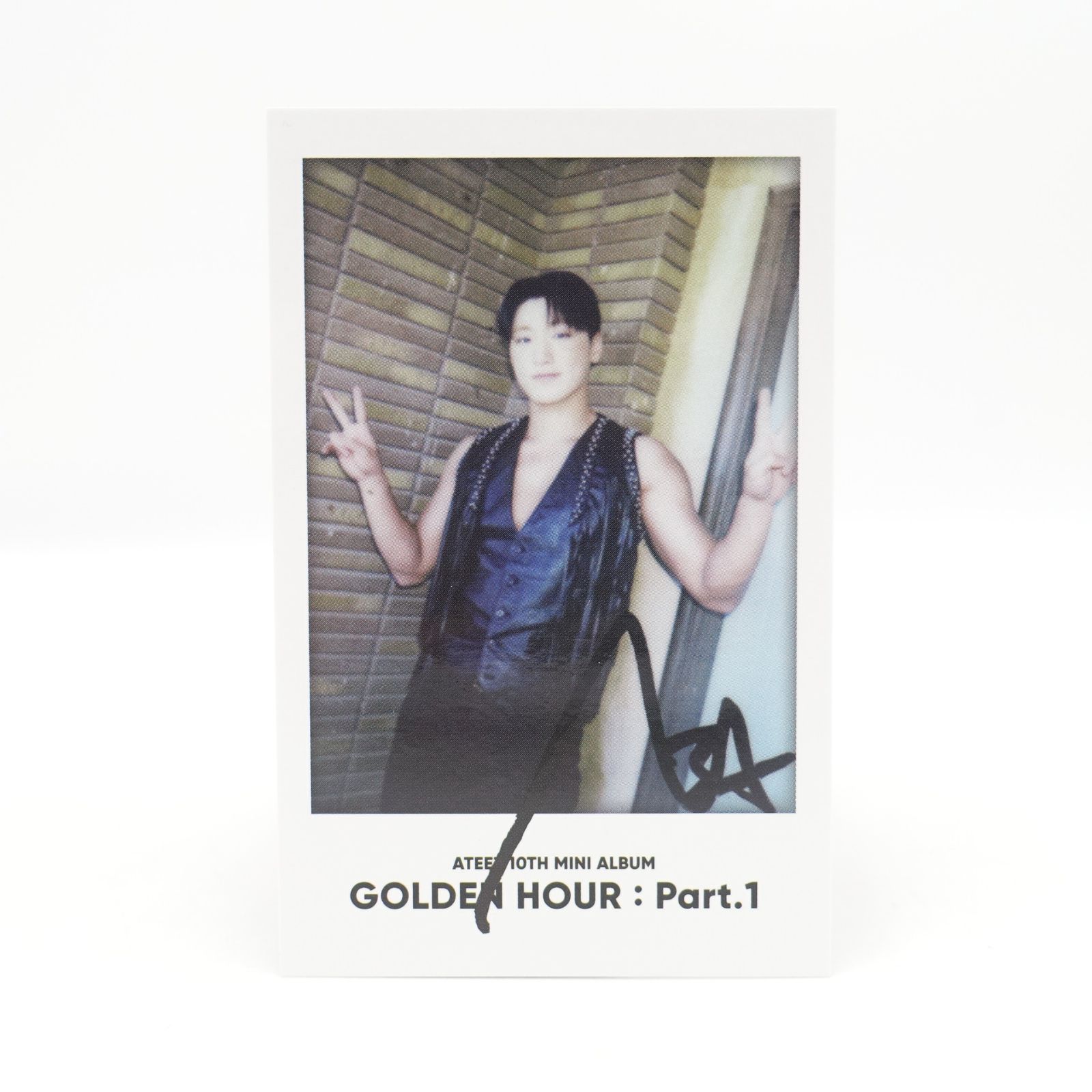 レア‼️ソンファ❤️ateez 直筆サイン入りチェキ ポラロイド トレカ