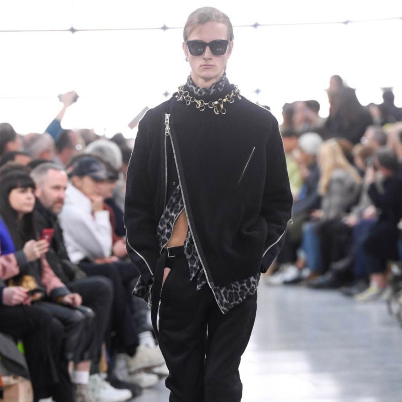 sacai サカイ 20AW WOOL KNIT BLOUSON ウールニットブルゾン 20-02404