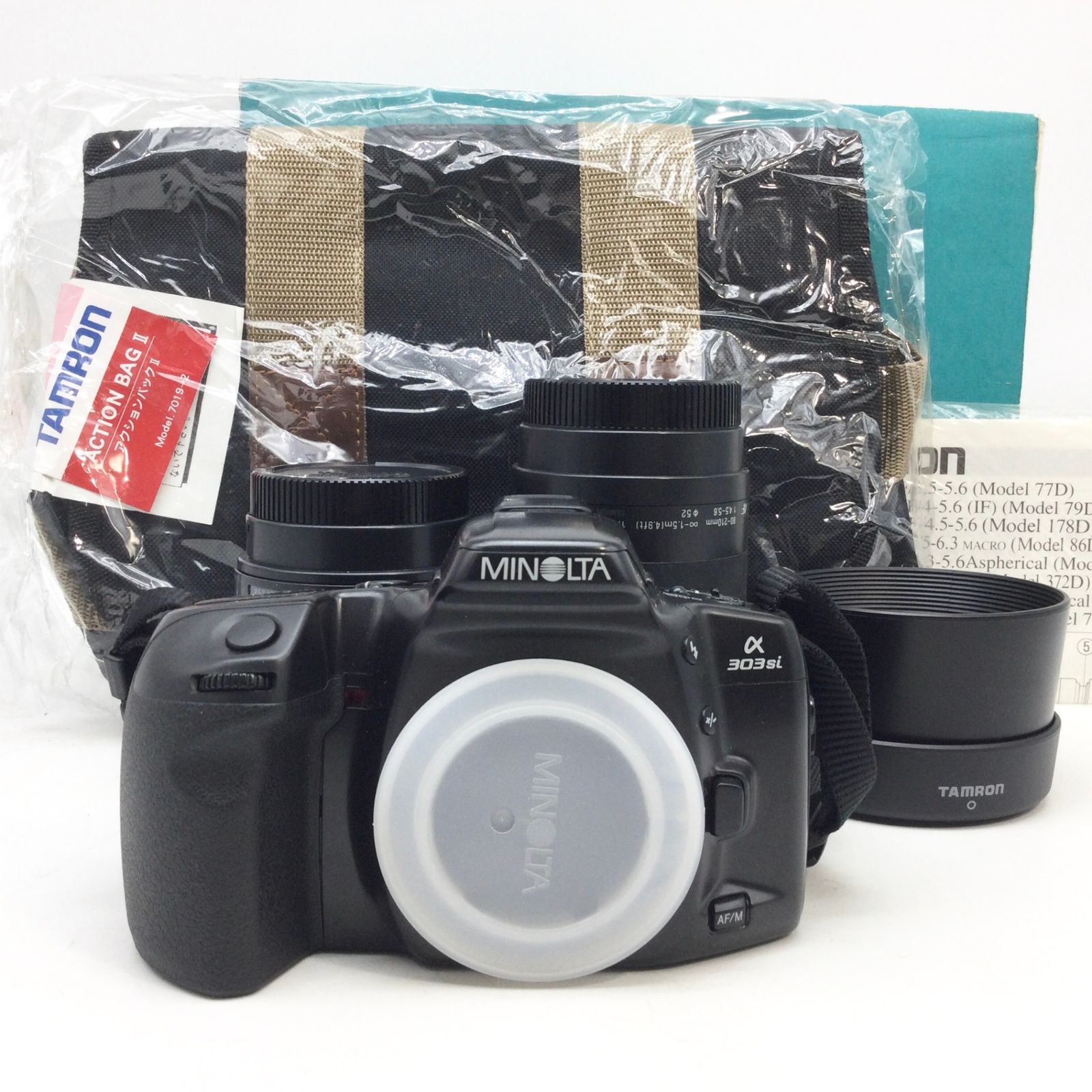 6525 [ニアミント】ミノルタ303siカメラ＋2レンズAFスタンダードセット