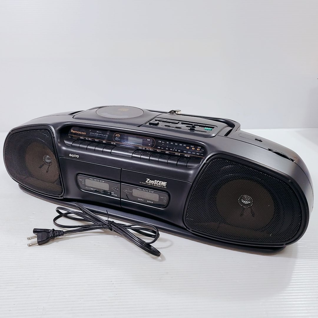 SANYO ZooSCENE CDラジカセ PH-Z45 昭和レトロ - メルカリ