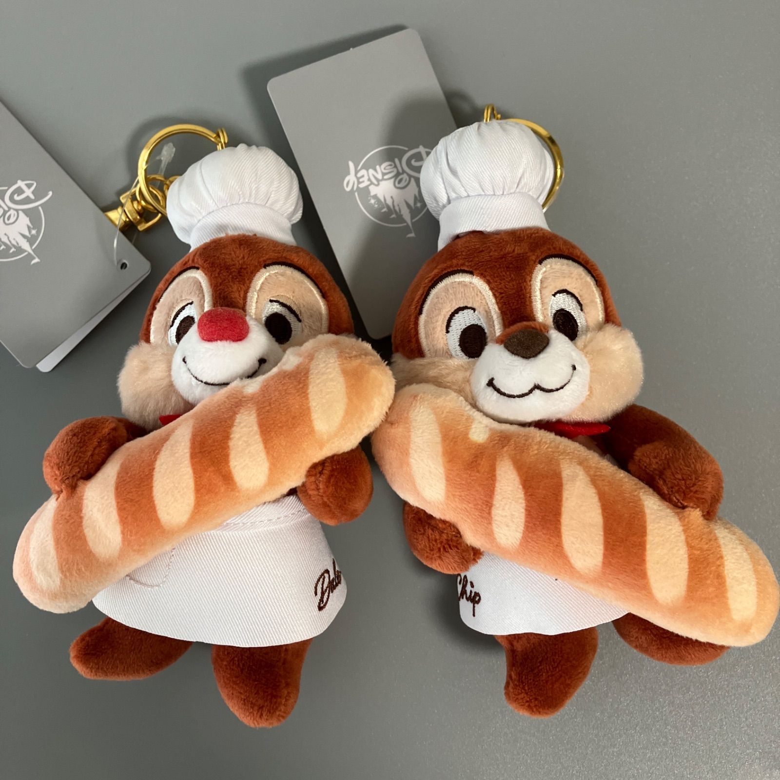 チップとデール ぬいぐるみキーチェーン ミッキーベーカリー
