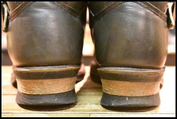 8.5D 良品 PT99刺繍】レッドウィング 8273 エンジニア 緑 カンガタン