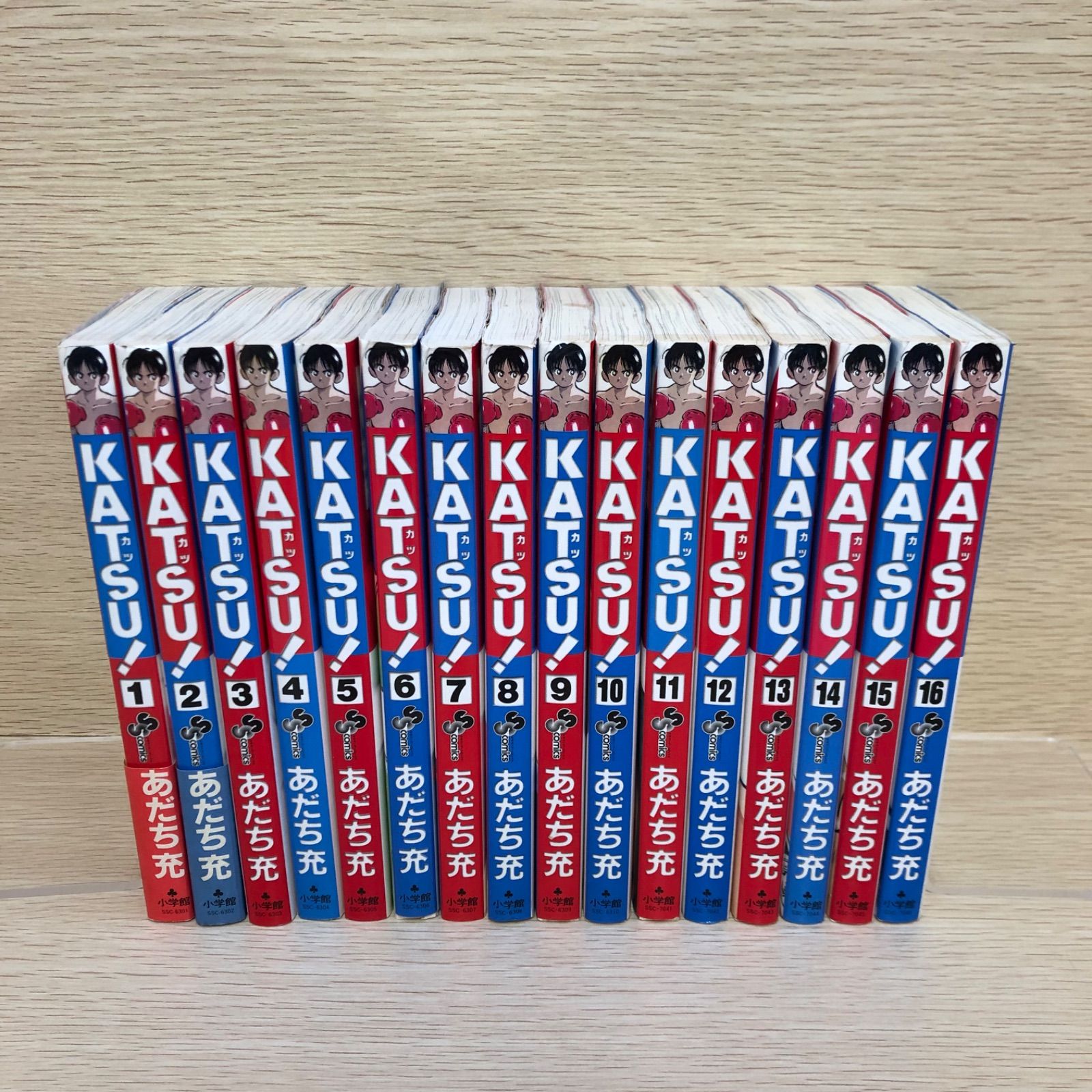 全巻初版】KATSU！1〜16巻【全巻セット】/あだち充/250341/GF09121