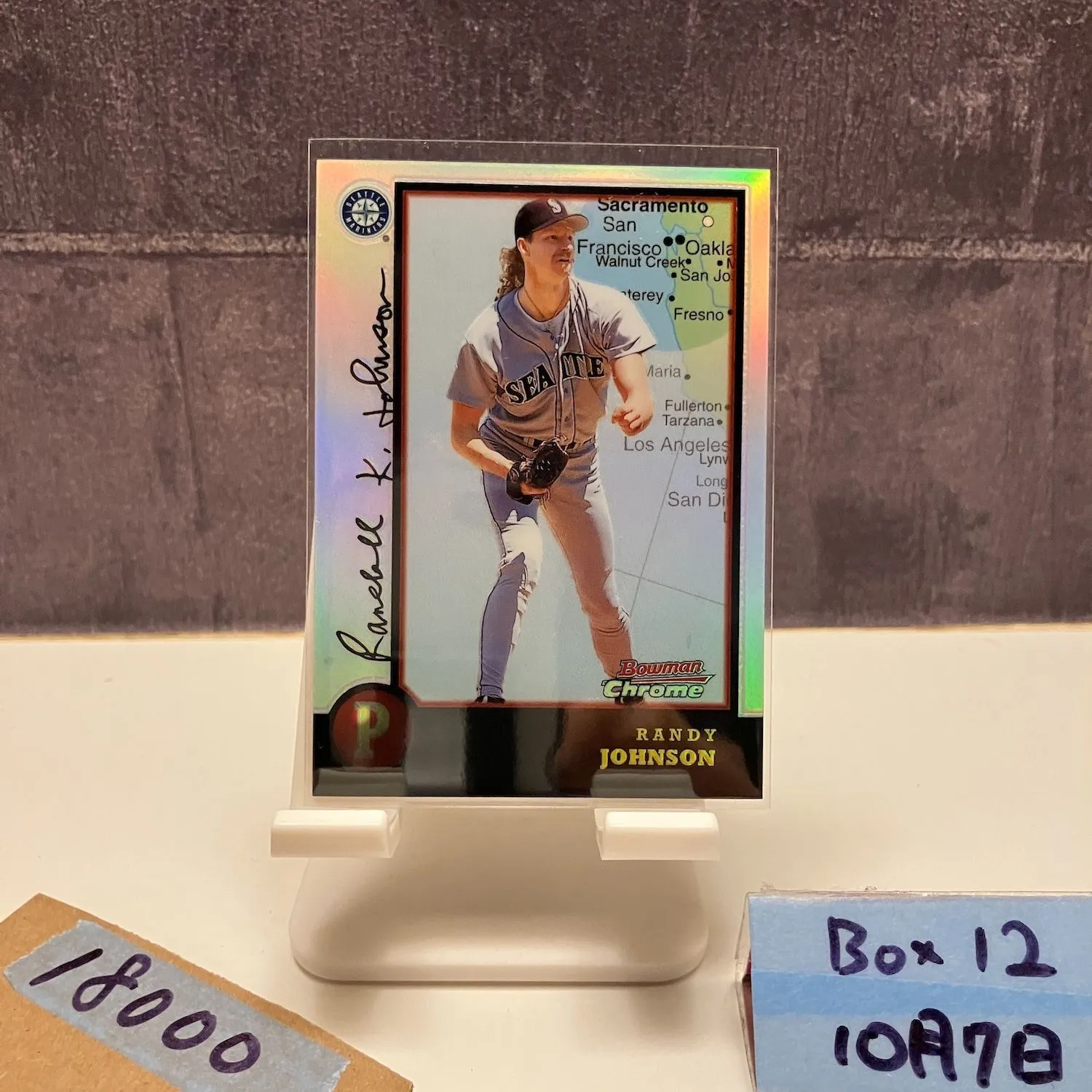 a*a様 【貴重】BBM Authentic ランディジョンソン 直筆サイン入り a*a