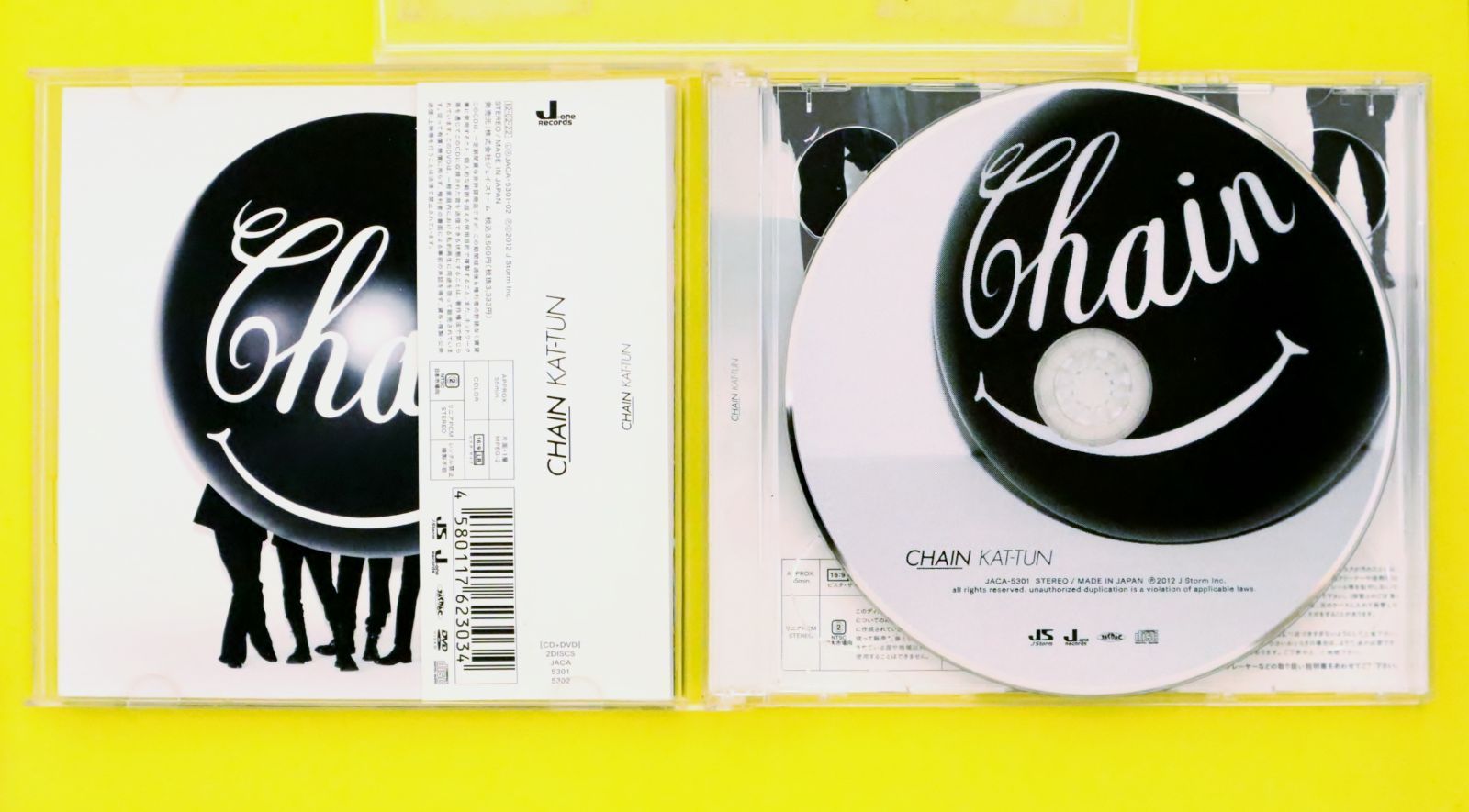 国内盤CD☆カトゥーン/KAT-TUN□ CAHIN □4580117623034/JACA-5301