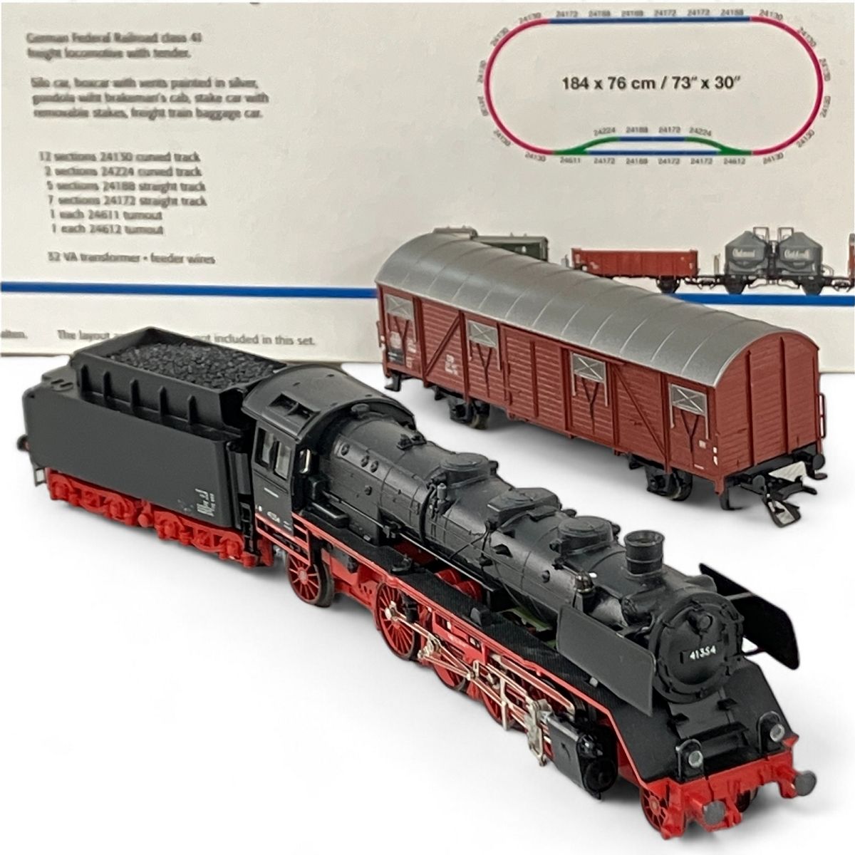 MARKLIN メルクリンHO基本セット 蒸気機関車 3029レール 客車セット