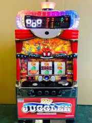 送料無料】ゴーゴージャグラーKK 実機 ジャグランプ＆コイン不要機付き