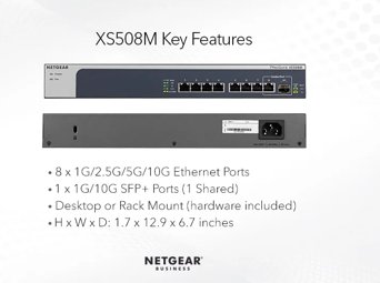 Gigabit Unmanaged Switch Series - XS508M | NETGEAR