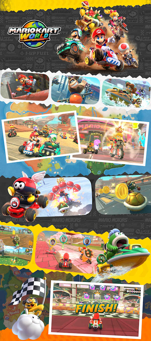 Mario Kart World is here—and available only on Nintendo Switch 2!