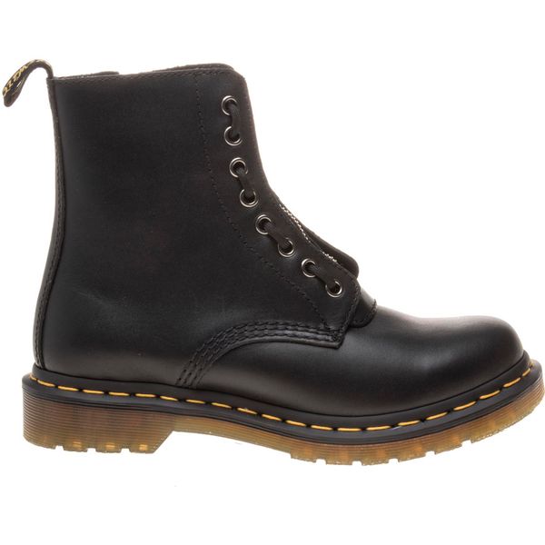 Womens Dr Martens 1460 Pascal Front Zip Boots In Black | Soletrader