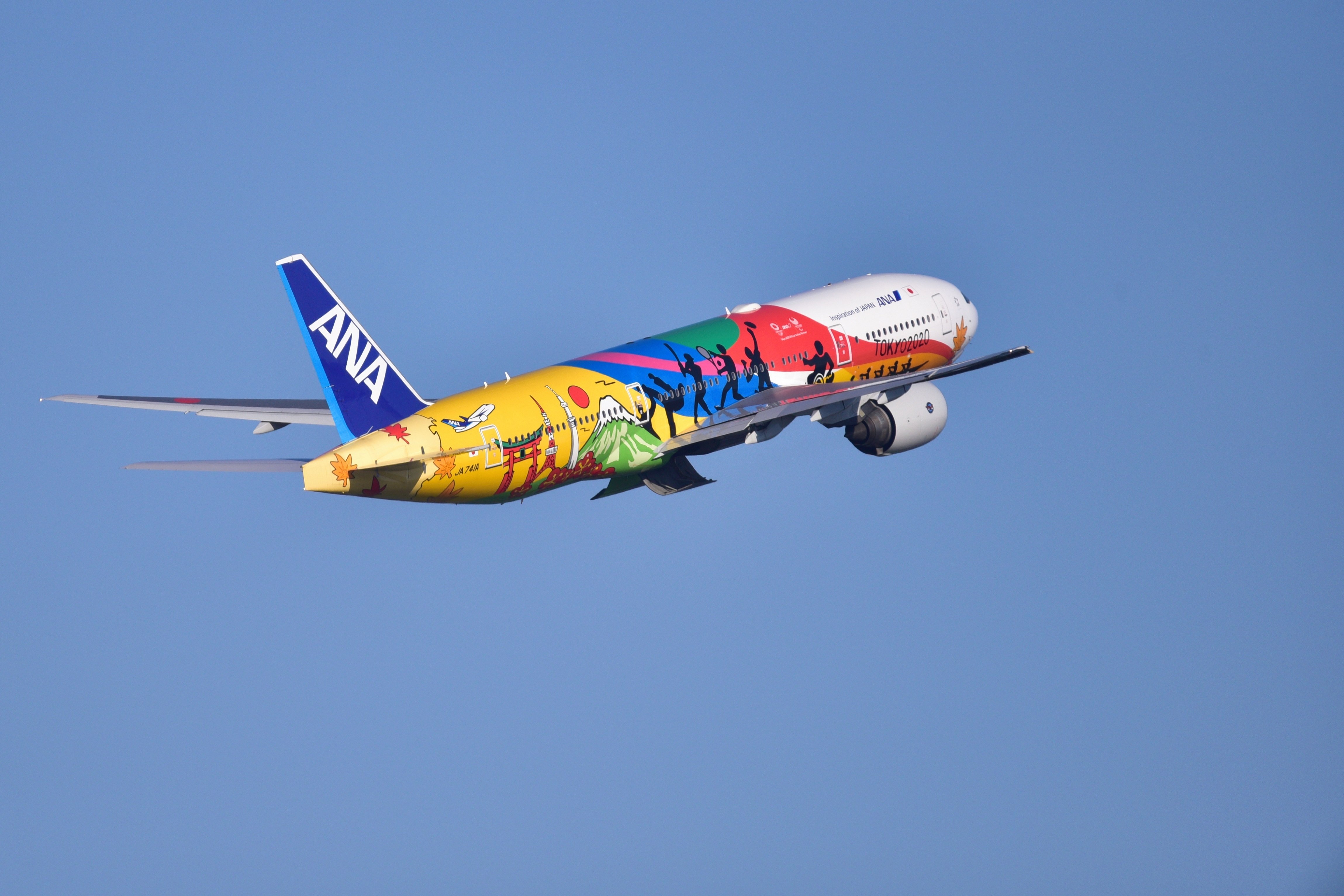 東京オリパラの残り香、JA741A「HELLO 2020 JET」｜ユキカゼ（深水千翔）