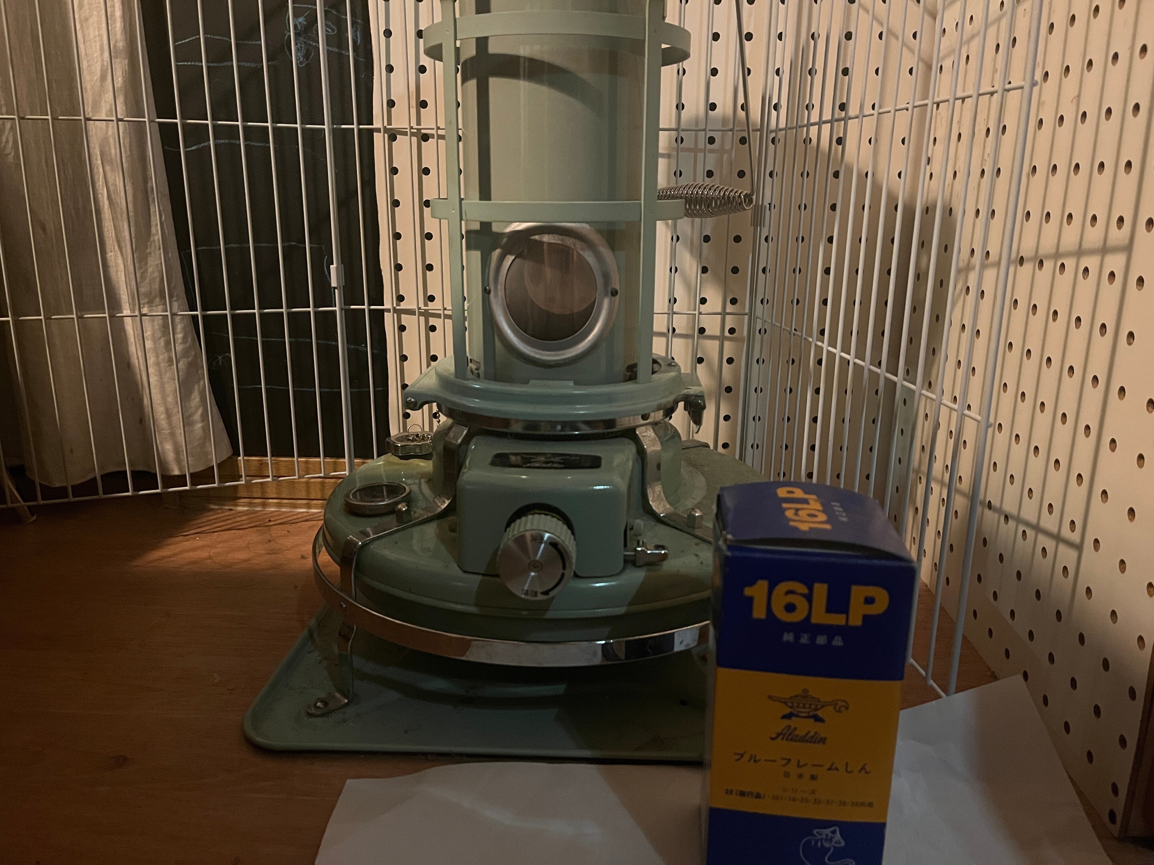 アラジンストーブ芯交換｜NAKADA Shugo