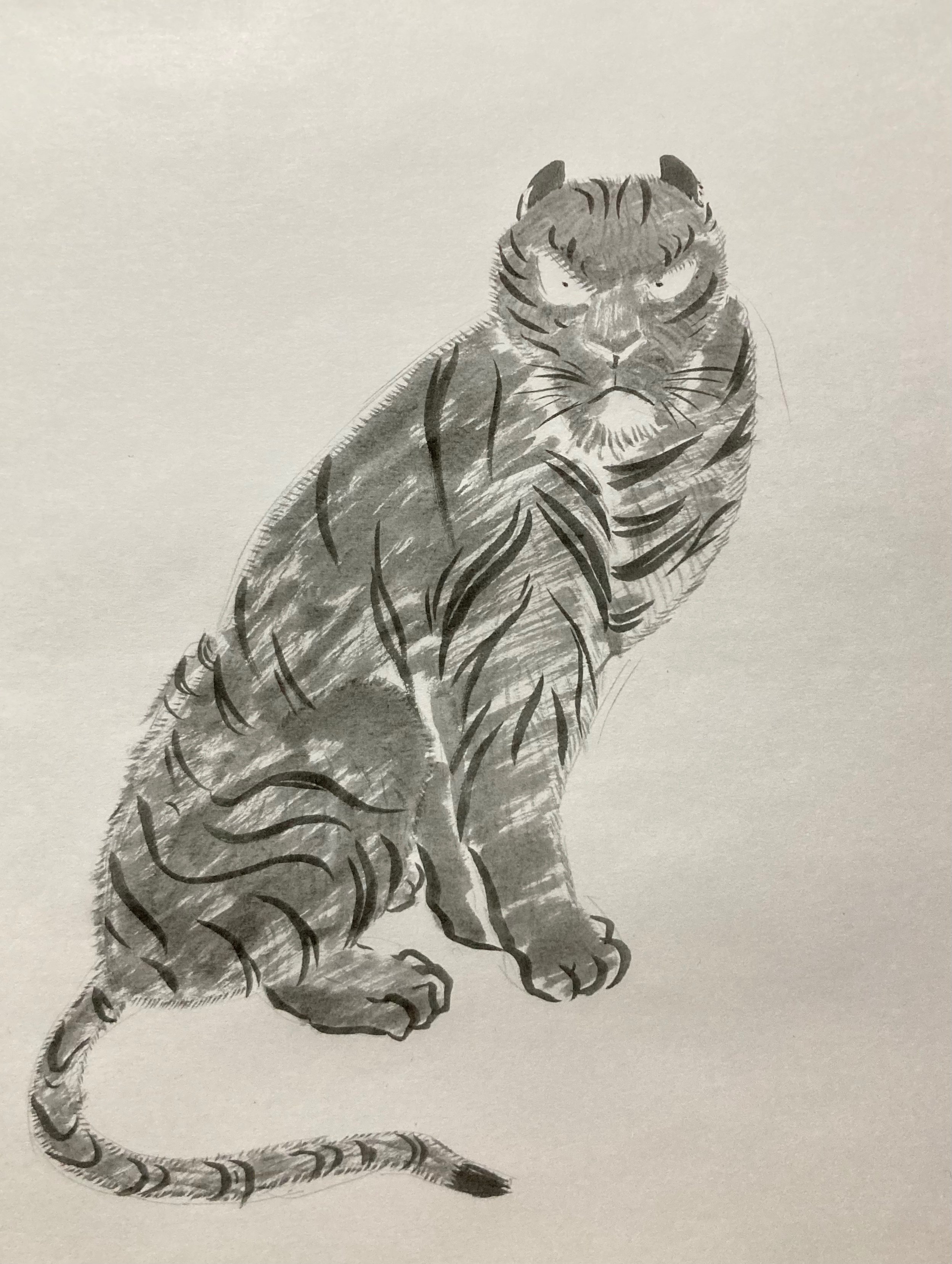 日本の虎の絵〜時代順においかけてみた〜(前編)｜水虎