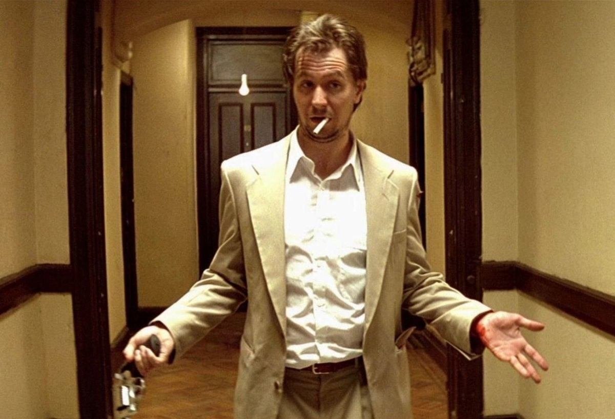 レオン 刑事 ノーマン・スタンフィールド 1/6カスタムヘッド 前髪植毛